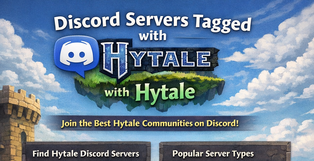 Discord Servers Tagged with Hytale