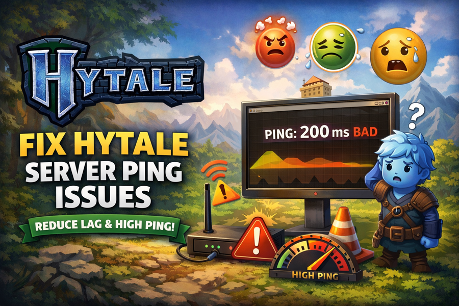 How to Fix Hytale Server Ping Issues (Reduce 200ms Lag for Players)